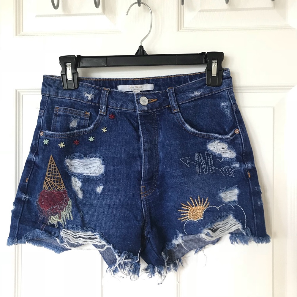 ZARA Printed Shorts